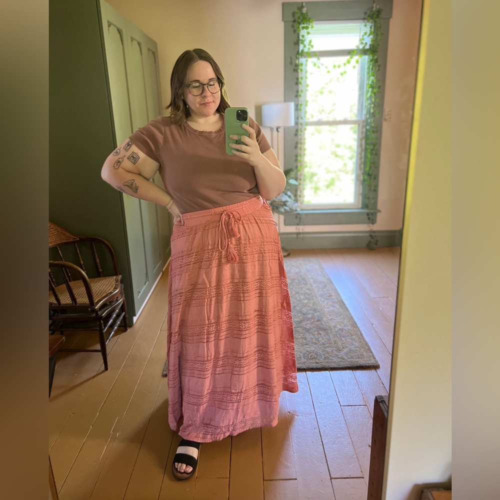 3X Torrid Lace Maxi Skirt